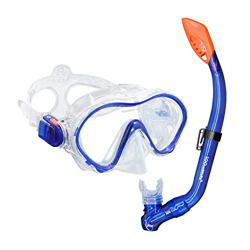 iParaAiluRy Gafas Buceo para Niños Snorkel Gafas con Tubo Buceo Gafas Antivaho Snorkel Set Azul Rosado Verde en oferta