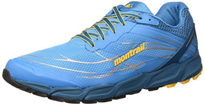 Columbia Caldorado III Zapatillas, Hombre, Azul (Riptide, Honey Yellow), 42.5 EU