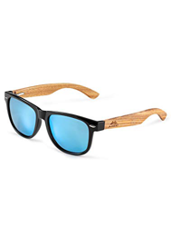 Amexi Gafas de Sol Polarizadas Hombre y Mujere, UV400 Protection, Gafas Ligeras con Patillas de Madera (Blau) … características