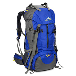 SKYSPER 50L Mochilas de Senderismo al Aire Libre Mochila de Senderismo Macutos Impermeable Ergonómica para Viajes Excursiones Acampadas Trekking en oferta
