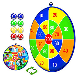 COOPCTE Juegos Deportivos para niños, Tablero de Dardos para niños con 8 Bolas Adhesivas, Regalo de Juguete clásico y Seguro para niños y niñas de 3 a en oferta