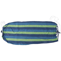 DOITOOL hamaca hamaca de algodón de lona para una sola persona para patio porche jardín jardín descansar al aire libre (azul) en oferta