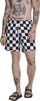 Urban Classics Check Swim Shorts, Pantalones Cortos para Hombre, Multicolor (Chess 01683), Medium