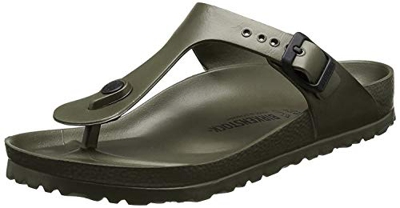 Birkenstock Gizeh Eva - Sandalias unisex, Verde (Khaki), 41