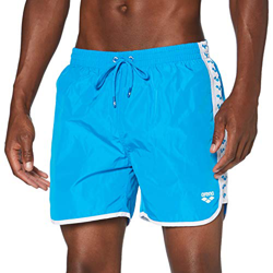 ARENA Bañador Team Stripe Boxer, Hombre, Turquoise/White, S precio