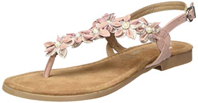 Marco Tozzi 2-2-28148-24, Sandalia con Pulsera Mujer, Rosa (Rose Comb 596), 40 EU