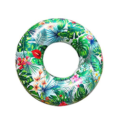 babyzhang Inflatable Tropical Rainforest Adults Swimming Ring Swimming Pool Inflatable Float Circle for Adults Inflatable Pool,Outer Diameter 115cm precio