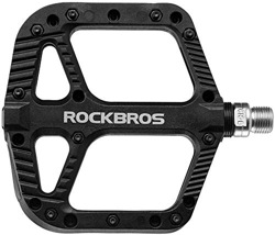 ROCKBROS Pedales de Bicicleta de Nylon Antideslizante Ligeros con Rodamiento Sellado para MTB Bici de Carretera Bici Plegable precio