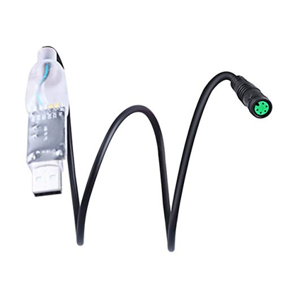 WENKEN - Cable de programación portátil para bicicleta eléctrica B a TTL Professional Drive Mid Motor duradero accesorio de cable para BBS01 BBS02 BBS