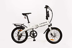 Littium Bicicleta eléctrica Ibiza Dogma 03 14A Blanca, Adultos Unisex, Plegable en oferta