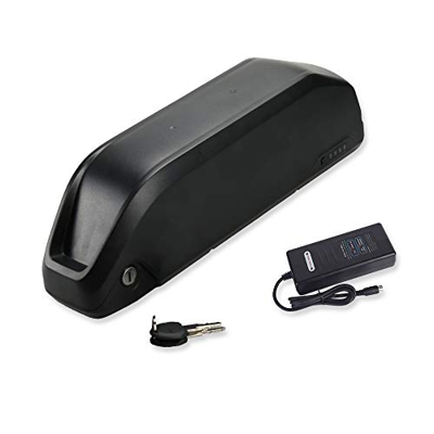 Bafang Batería de litio para bicicleta eléctrica de 36 V, 13 Ah, 15,6 Ah, 19,2 Ah, batería de litio con cargador compatible con motor de 250 W-500 W.