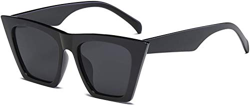 JFAN Gafas de Sol Cuadradas Ojo de Gato Retro Para Mujeres Hombres Protección UV400 precio