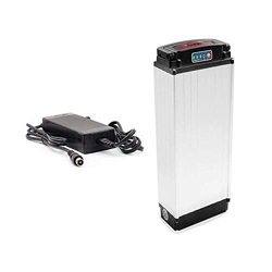 X-go Ebike Batería 48V/36V Li-Ion Batería para Bicicleta Eléctrica Scooter Tricyle Eléctrico con Cargador, Compatible con Motor 250W 350W 500W 700W 10 características