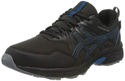Asics Gel-Venture 8 Waterproof, Trail Running Shoe Hombre, Black/Reborn Blue, 43.5 EU en oferta