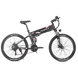Bicicleta Eléctrica Plegable de 26 Pulgadas 48V 500W, Velocidad Máxima 40KM / H, Bicicleta Eléctrica para Adultos con Pantalla LED + Pedal de Aluminio características