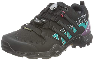 adidas Terrex Swift R2 GTX W, Zapatillas de Hiking Mujer, NEGBÁS/NEGBÁS/MATPUR, 40 2/3 EU