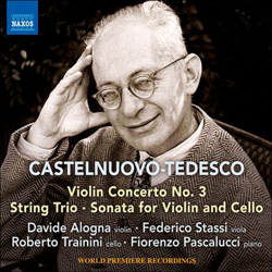 Castelnuovo-Tedesco - Violin Concerto No. 3 / String Trio / Sonata for Violin and Cello precio