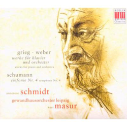 Grieg, Weber - Werke fü Klavier und Orchester / Schumann - Sinfonie Nr. 4 características