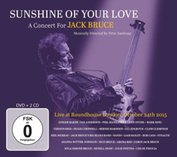 Box Set Sunshine Of Your Love. A Concert For Jack Bruce - 2 CDs + DVD características