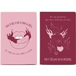 Set 2 cuadernos Tantanfan Animalismo Poético 'Solo sé y Cielo e infierno' características