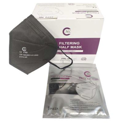 Mascarilla FFP2 Negra NR ML 20 Unidades características