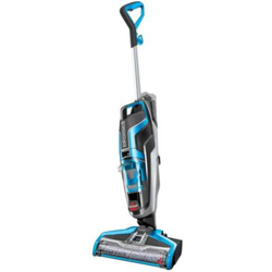 BISSELL 17132 CrossWave Broom Vacuum - Limpiador multi-superficie 3 en 1 - 560 W - Succión 32 airWatts - Azul y titanio características