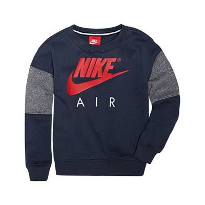 Sudadera sin Capucha Niño Nike 376S-U2Y Azul marino Rojo Talla 2-3 Años