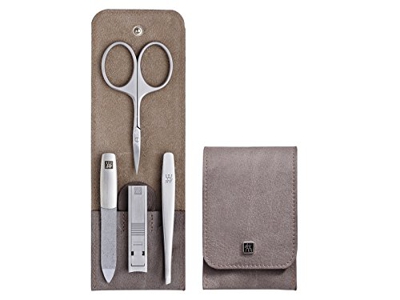 Zwilling Estuche de Bolsillo de Piel, 4 Piezas