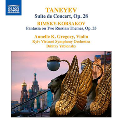 Taneyev / Andreyevich - Russian Music For Violin and Orchestra en oferta