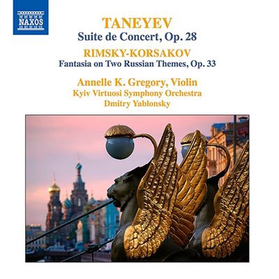 Taneyev / Andreyevich - Russian Music For Violin and Orchestra