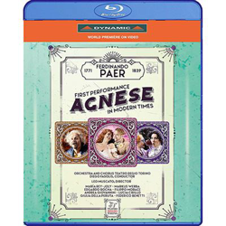Paer - Agnese - Blu-Ray características