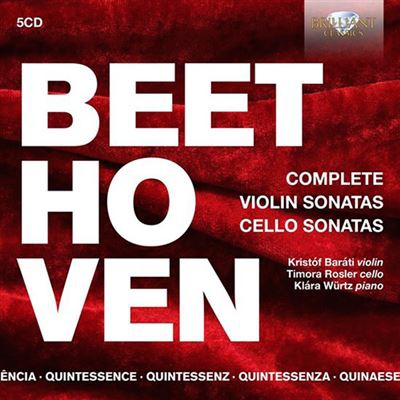 Quintessence Beethoven - Complete Violin Sonatas & Cello Sonatas - 5 CD