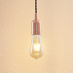 Lindby Vistoso lámpara colgante, cobre brillante en oferta