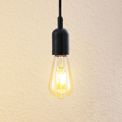 Lindby Vistoso lámpara colgante, negro mate características