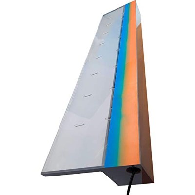 Warmpool Cascada Acrílica empotrable para Piscina SIN LED, Lamina de Agua de Varios tamaños (60 cm lengüeta 12 cm)