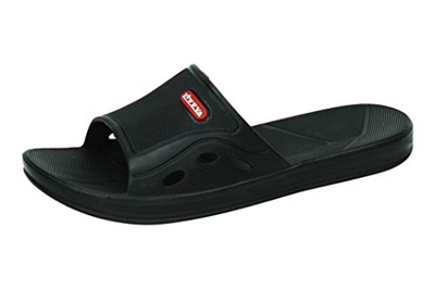 H.F Shoes KM-819 Calzado Verano Hombre Sandalias Negro 45