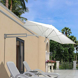 Erru Parasol Jardin Sombrillas Sombrilla para Patio Montada en La Pared, Ø Los 8.2 Pies/ 250cm Paraguas de La Sombrilla de La Terraza del Patio Traser precio