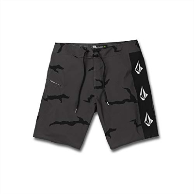 Volcom Deadly Stones Mod 20 Bañador, Hombre, Dark Charcoal, 36
