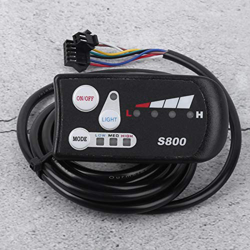 DAUERHAFT Exquisito Accesorio Profesional de batería para Bicicleta eléctrica Medidor LED Duradero Pantalla S800, para Trail Riding, para Entrenamient precio