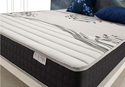 COSMOS | Eclipse | Colchón 135x190 Cm Viscoelástico Doble Capa Reversible | Tecnología FlexiMax Transpirable | Confort Adaptado 7 Zonas Diferenciadas 