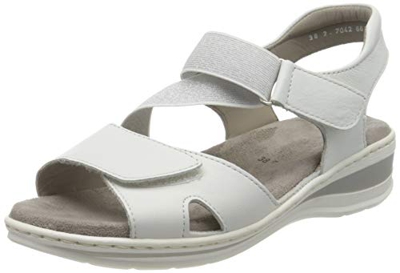 ara Korfu, Sandalia con Pulsera Mujer, Blanco (Weiss 05), 37 EU