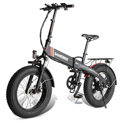 Bicicleta eléctrica de 20 pulgadas - Bici E-bicicleta de neumático de grasa con batería de litio de 48V 8AH, Frenos de alineamiento de shimano de 7 ve precio