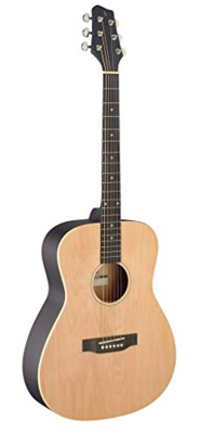 Stagg Auditorium - Guitarra con parte superior de madera de tilo, color natural