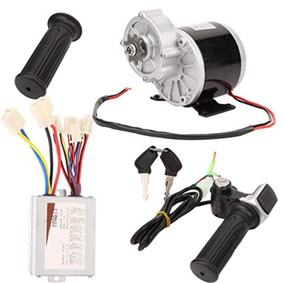 Asixxsix Controlador de Motor, Juego de conversión Cepillado 36V 350W Motor con empuñadura del Acelerador Motores de Scooter de 3000 RPM, para Bicicle