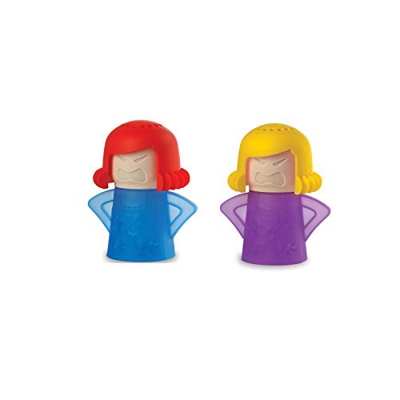 YUEMING Angry Mama Microondas Limpiador, Limpiador de vapor de microondas Agua Vinagre Limpiador Microondas Rápida Limpiador a Vapor Herramienta de Li