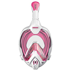 SEAC Fun máscara de Snorkel Integral para niños 10+ y Caras pequeñas, liberación rápida, Juventud Unisex, Blanco/Rosa, XS en oferta