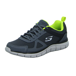 Skechers Track, Zapatillas de Entrenamiento Hombre, Multicolor (CCLM Black Leather/Mesh/Trim), 46 EU en oferta