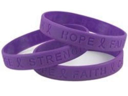 Purple Awareness Wristband precio