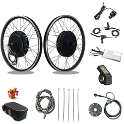 RICETOO Kit de conversación de Bicicleta eléctrica48V 1500W Rueda de Motor de Cubo con KT LCD4 Motor de Rueda de Casete Trasero Kit de conversación de características