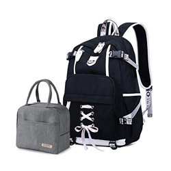 GUIVITU Mochilas Escolares Juveniles Bolsa Escolar niña Kawaii Mochilas Escolares niño Mochila para el Colegio Oxford Impermeable Mochila Mujer Casual características